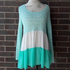 Entro Babydoll Ruffle Tunic